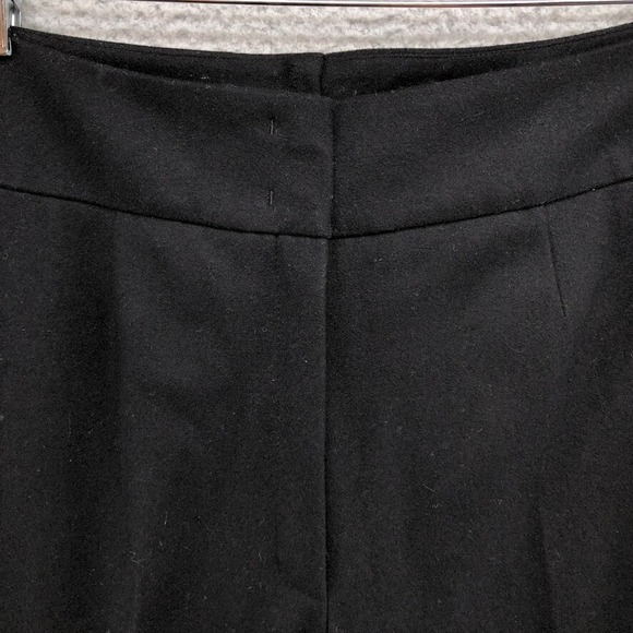 Escada Wool Dress Pants Womens 40 Medium Black Straight Leg High Rise Business - Picture 6 of 14
